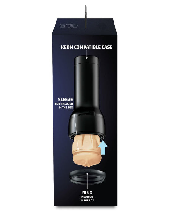 Kiiroo - Stroker Case - Zonder Sleeve - Zwart - Accessoire Voor De KEON Masturbator-Laced-up.nl