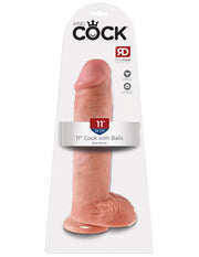 Gode King Cock avec scrotum - Réaliste, puissant et polyvalent - Laced-up.nl