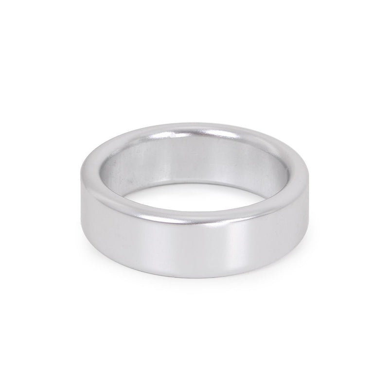 Kiotos - Aluminium Lichtgewicht Cockring - Zilver-Erotiekvoordeel.nl