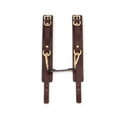 Kiotos - BDSM Fancy 9 Item Kit - Luxe Draagtas met 9 Verschillende BDSM Artikelen - Bruin-Erotiekvoordeel.nl