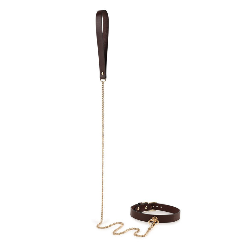 Kiotos - BDSM Fancy 9 Item Kit - Luxe Draagtas met 9 Verschillende BDSM Artikelen - Bruin-Erotiekvoordeel.nl