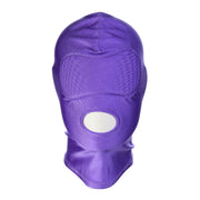 Kiotos - BDSM Hood Classic Met 1 Gat - Paars-Laced-up.nl
