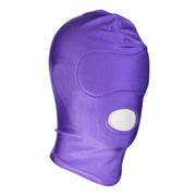 Kiotos - BDSM Hood Classic Met 1 Gat - Paars-Laced-up.nl