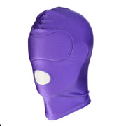 Kiotos - BDSM Hood Classic Met 1 Gat - Paars-Laced-up.nl
