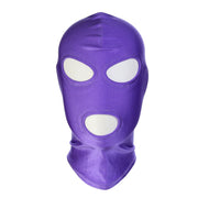 Kiotos - BDSM Hood Classic Met 3 Gaten - Paars-Laced-up.nl