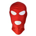 Kiotos - BDSM Hood Classic Met 3 Gaten - Rood-Laced-up.nl