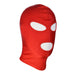 Kiotos - BDSM Hood Classic Met 3 Gaten - Rood-Laced-up.nl