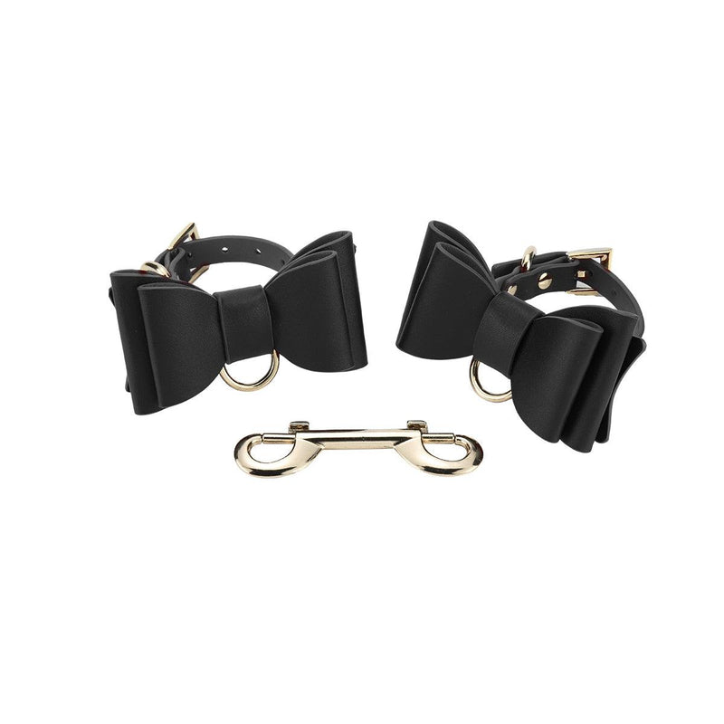 Kiotos - BDSM Kit met 8 items met Strikken in Etui - Zwart-Laced-up.nl