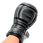 Kiotos - BDSM-Lederhandschuhe für Bondage - Schwarz - Laced-up.nl