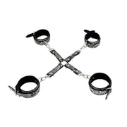 Kiotos - BDSM Set Met Slangenprint - Neon Zilver-Laced-up.nl