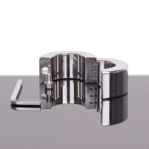 Kiotos - Ballstretcher RVS Met Groeven Scharnierend 28 mm Hoog Ø 35 mm-Erotiekvoordeel.nl
