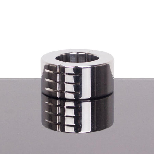 Kiotos - Ballstretcher RVS Met Groeven Scharnierend 28 mm Hoog Ø 35 mm-Erotiekvoordeel.nl
