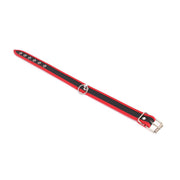 Kiotos - Budget Collar - PU Leather - Red/Black - Laced-up.nl
