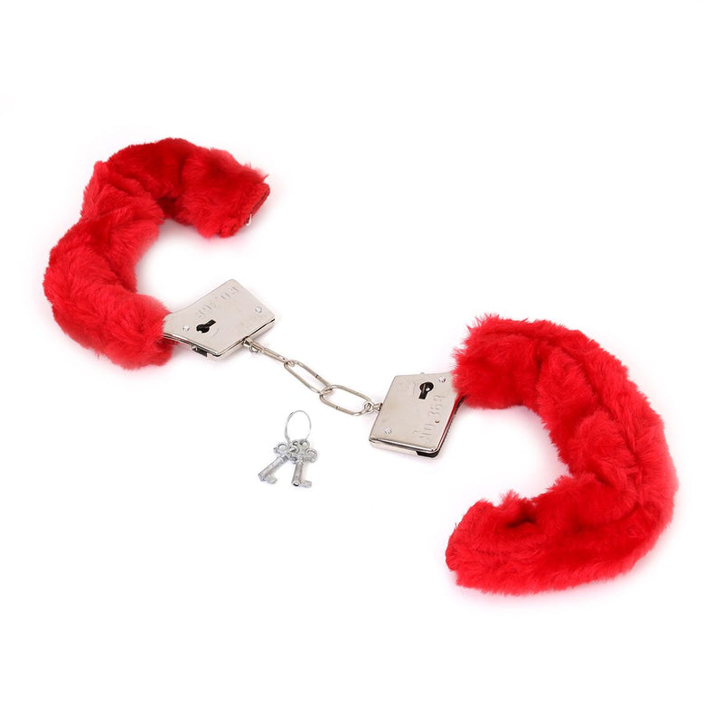 Kiotos - Budget Handboeien Met Rood Bont-Laced-up.nl