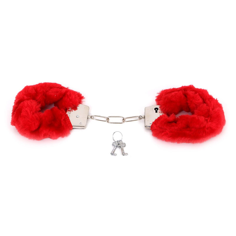 Kiotos - Budget Handboeien Met Rood Bont-Laced-up.nl