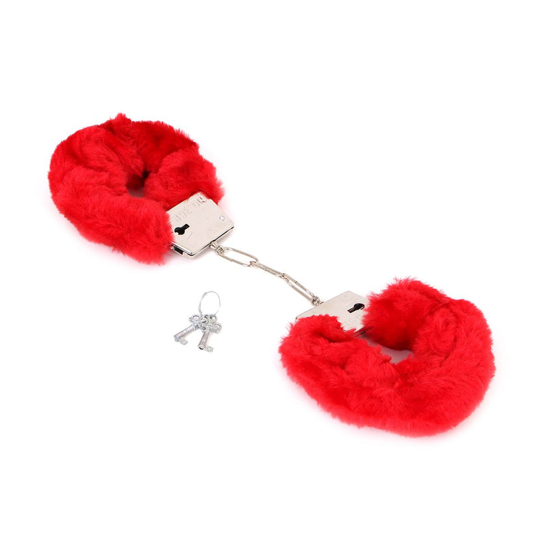 Kiotos - Budget Handboeien Met Rood Bont-Laced-up.nl