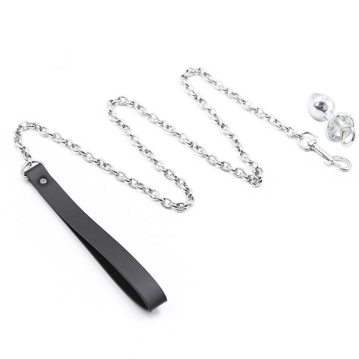 Kiotos - Buttplug Aluminium Met leiband-Erotiekvoordeel.nl