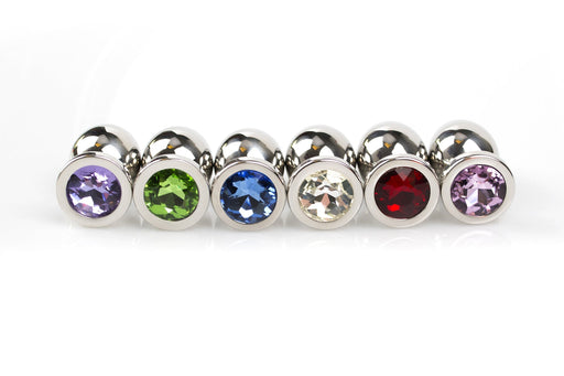 Kiotos - Buttplug RVS Met Transparant Kristal - Medium-Erotiekvoordeel.nl