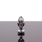 Kiotos - Buttplug RVS Met Zwart Kristal-Laced-up.nl