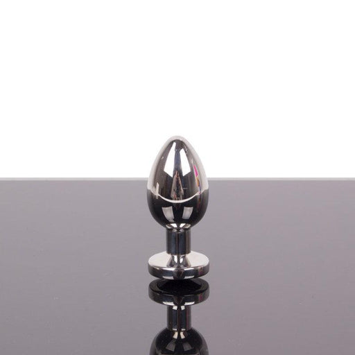 Kiotos - Buttplug RVS Met Zwart Kristal-Laced-up.nl