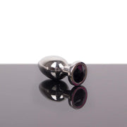 Kiotos - Buttplug RVS Met Zwart Kristal-Laced-up.nl
