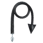 Kiotos - Buttplug en Zweep inéén - Devil Tail Buttplug en Gevlochten Singletail 2-in-1 -Laced-up.nl