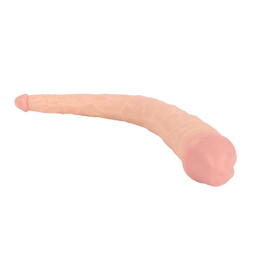 Kiotos Cox - Dubbele Dildo - 35 x 2.2/5 cm - Lichte Huidskleur-Laced-up.nl