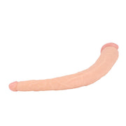Kiotos Cox - Dubbele Dildo - 35 x 2.2/5 cm - Lichte Huidskleur-Laced-up.nl