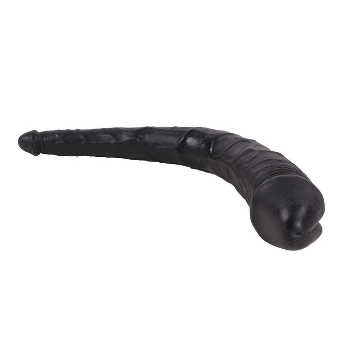 Kiotos Cox - Dubbele Dildo - 35 x 2.2/5 cm - Zwart-Laced-up.nl