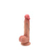 Kiotos Cox - Levensechte Siliconen Dildo - Lengte 200 mm - Lichte huidskleur - Met zuignap - 046-Laced-up.nl