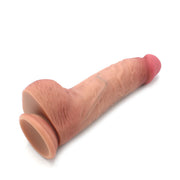 Kiotos Cox - Levensechte Siliconen Dildo - Lengte 235 mm - Lichte huidskleur - Met zuignap - 047-Laced-up.nl