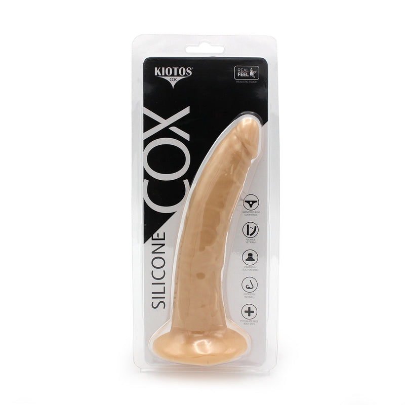 Kiotos Cox - Siliconen Dildo 20,5 x 3.1 cm - Lichte Huidskleur-Laced-up.nl