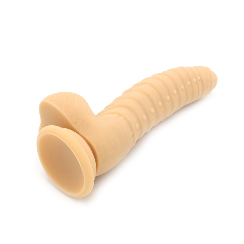 Kiotos Cox - Siliconen Dildo 22 x 5 cm - Lichte Huidskleur-Laced-up.nl