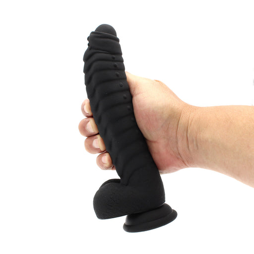 Kiotos Cox - Siliconen Dildo 22 x 5 cm - Zwart-Laced-up.nl