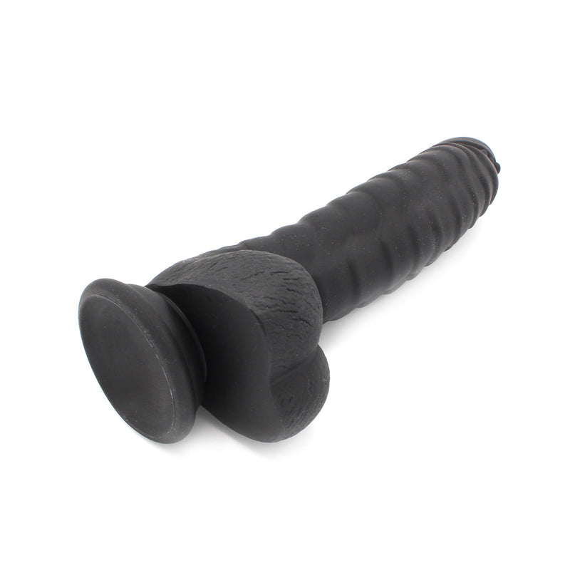 Kiotos Cox - Siliconen Dildo 22 x 5 cm - Zwart-Laced-up.nl