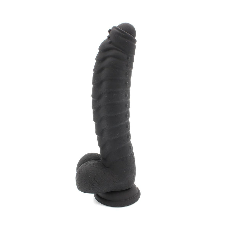 Kiotos Cox - Siliconen Dildo 22 x 5 cm - Zwart-Laced-up.nl