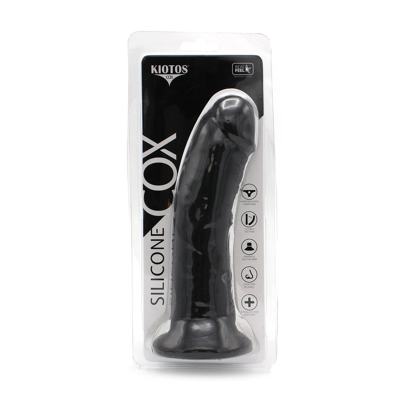 Kiotos Cox - Siliconen Dildo 23 x 4.7 cm - Zwart-Laced-up.nl