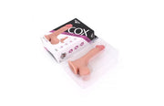 Kiotos Cox - Sliding Skin Dubbellaags Dildo 19.5 x 4.5 cm - Lichte Huidskleur-Laced-up.nl