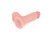 Kiotos Cox - Sliding Skin Dubbellaags Dildo 19.5 x 4.5 cm - Lichte Huidskleur-Laced-up.nl