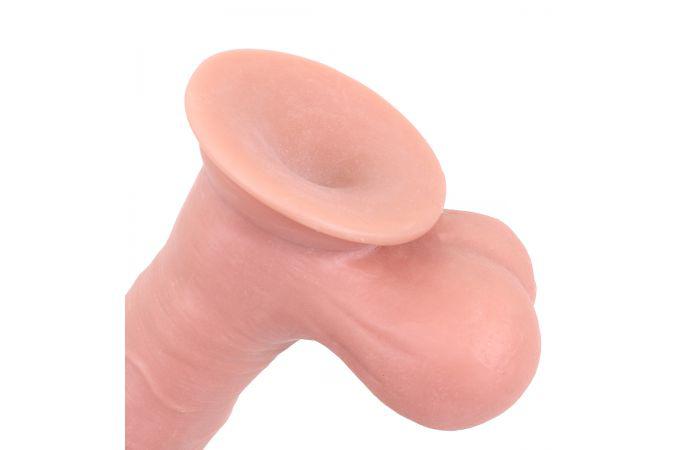Kiotos Cox - Sliding Skin Dubbellaags Dildo 19.5 x 4.5 cm - Lichte Huidskleur-Laced-up.nl