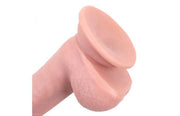Kiotos Cox - Sliding Skin Dubbellaags Dildo 23 x 4 cm - Lichte Huidskleur-Laced-up.nl