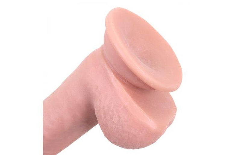 Kiotos Cox - Sliding Skin Dubbellaags Dildo 23 x 4 cm - Lichte Huidskleur-Laced-up.nl