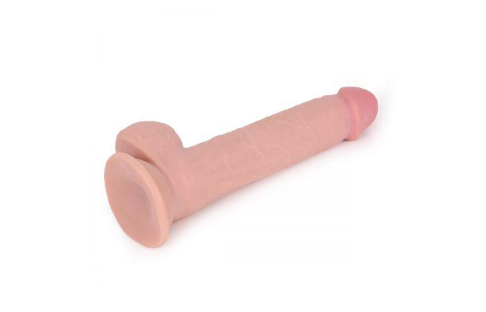 Kiotos Cox - Sliding Skin Dubbellaags Dildo 23 x 4 cm - Lichte Huidskleur-Laced-up.nl