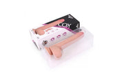 Kiotos Cox - Sliding Skin Dubbellaags Dildo 24 x 4,5 cm - Lichte Huidskleur-Laced-up.nl