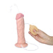 Kiotos Cox - Squirting Dildo 21.5 x 4.5 cm - Lichte Huidskleur-Erotiekvoordeel.nl