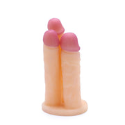 Kiotos Cox - Triple Dildo - Lichte Huidskleur-Laced-up.nl