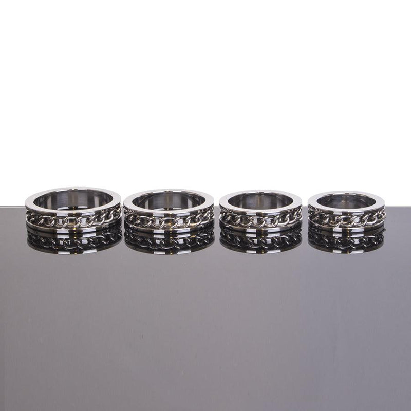 Kiotos - Cockring Met Ketting detail RVS-Erotiekvoordeel.nl