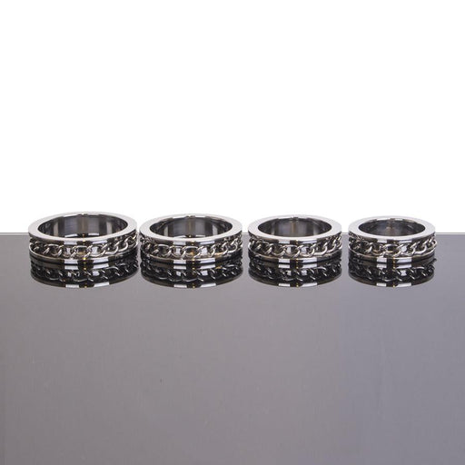 Kiotos - Cockring Met Ketting detail RVS-Erotiekvoordeel.nl