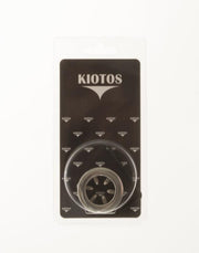 Kiotos - Anneau pénien en Acier inoxydable avec vis de réglage à l'intérieur - Laced-up.nl