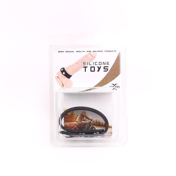 Kiotos Cockstrap Van Siliconen Met Drukknopen-Laced-up.nl